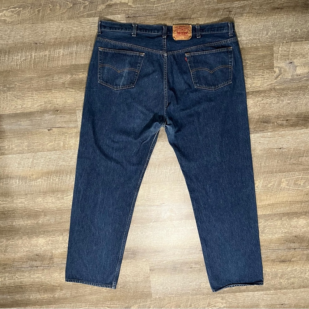 Levi’s 501xx Vintage 90s Blue Jeans Denim Made In USA Button Fly Size 48x36 1995
